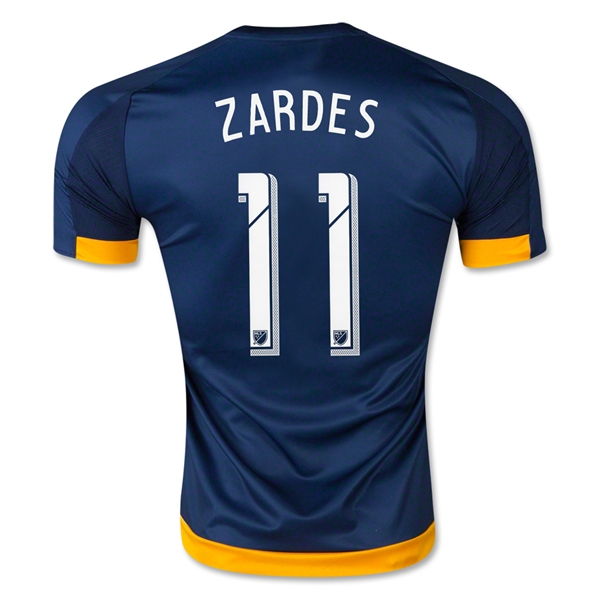 LA Galaxy 2015-16 ZARDES #11 Away Soccer Jersey